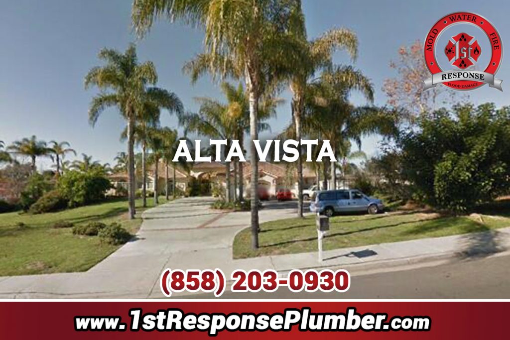Plumbers In Alta Vista San Diego Ca;