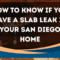 Slab leak detection San Diego